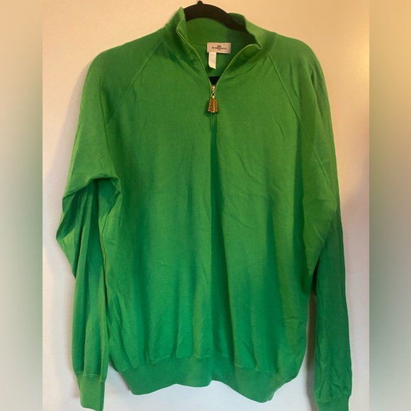 Avon Celli Mens pullover zip neck sweater,  made in Italy - Picture 4 of 4